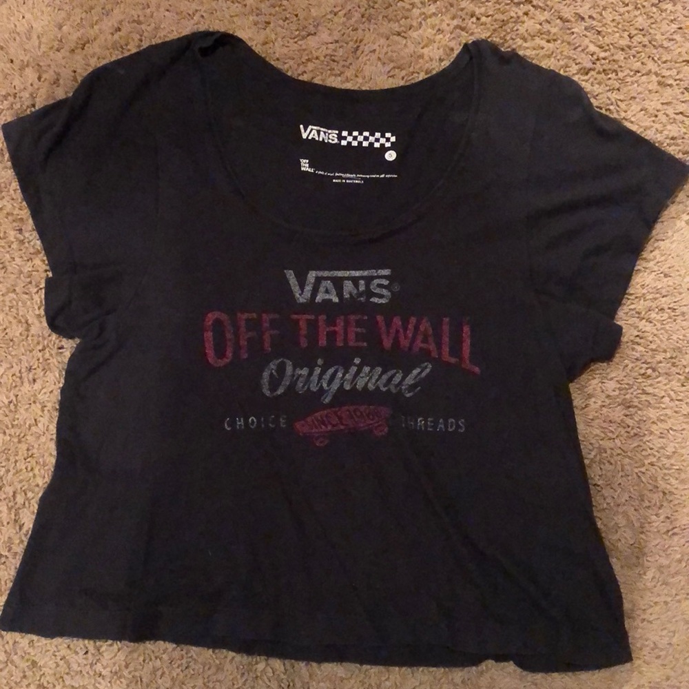 Vans Black short sleeve tee